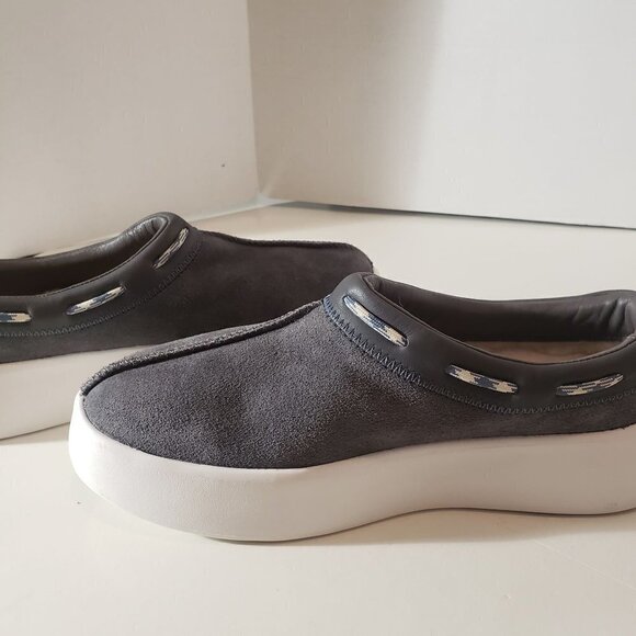 UGG Classic Boom Slip On Charcoal Sneaker size 6 NWOB - Picture 4 of 11